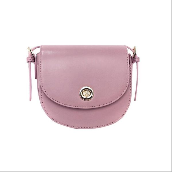 women saddle bag female crossbody bag half circle solid color new square single shoulder bag