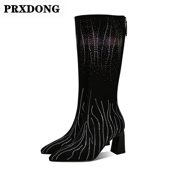 new brand 2020 women autumn winter knee high boots black shoes high heels pointed toe shoes woman dress casual long boots
new brand 2020 women autumn winter knee high boots black shoes high heels pointed toe shoes woman dress casual long boots
