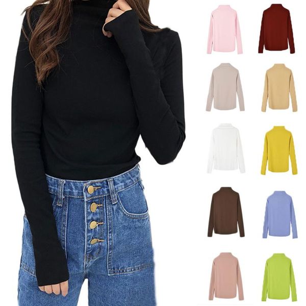 women's t-shirt women long sleeve slim t shirt plus size womens autumn spring korea turtleneck tee graphic tees ladies subcoating femal, White
women's t-shirt women long sleeve slim t shirt plus size womens autumn spring korea turtleneck tee graphic tees ladies subcoating femal, White
