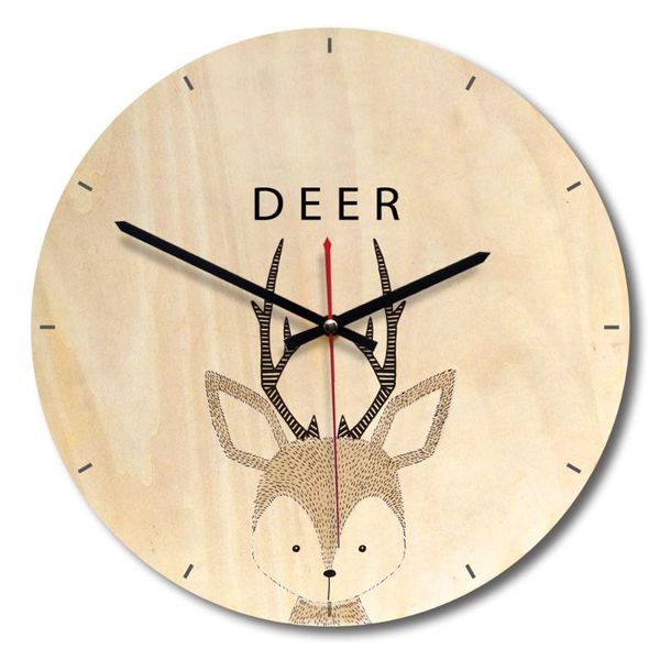 nordic animal wooden wall clock european style uv printing wall clock for home decoration
nordic animal wooden wall clock european style uv printing wall clock for home decoration