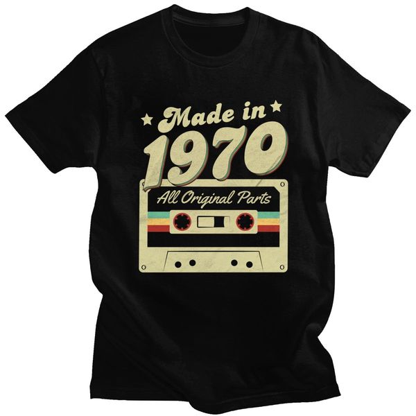 retro made in 1970 shirt men short sleeve cassette all original parts tee 50th birthday gift t-shirt pure cotton tshirt clothing
retro made in 1970 shirt men short sleeve cassette all original parts tee 50th birthday gift t-shirt pure cotton tshirt clothing
