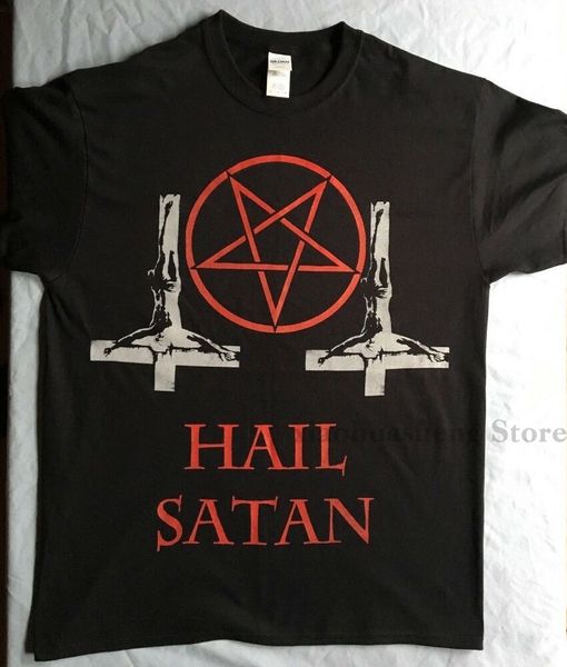 hail satan inverted pentacle inverted crucifixes t shirt s to 2xl sizes 100% cotton men t shirt women tee
hail satan inverted pentacle inverted crucifixes t shirt s to 2xl sizes 100% cotton men t shirt women tee