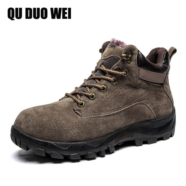 men boots winter with fur & canvas fashion ankle boots genuine leather pigskin snow non slip rubber warm men work shoes 45, Black
men boots winter with fur & canvas fashion ankle boots genuine leather pigskin snow non slip rubber warm men work shoes 45, Black