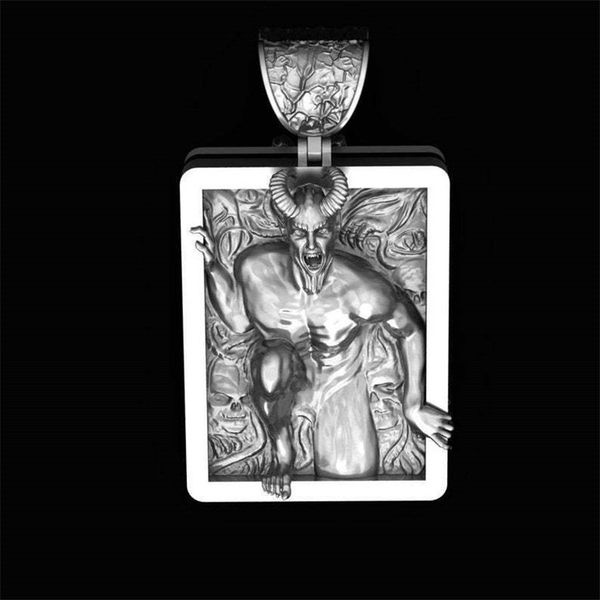 pendant necklaces punk thriller demon skull antique silver color pendants for men vintage white gold/yellow gold/rose gold male
pendant necklaces punk thriller demon skull antique silver color pendants for men vintage white gold/yellow gold/rose gold male