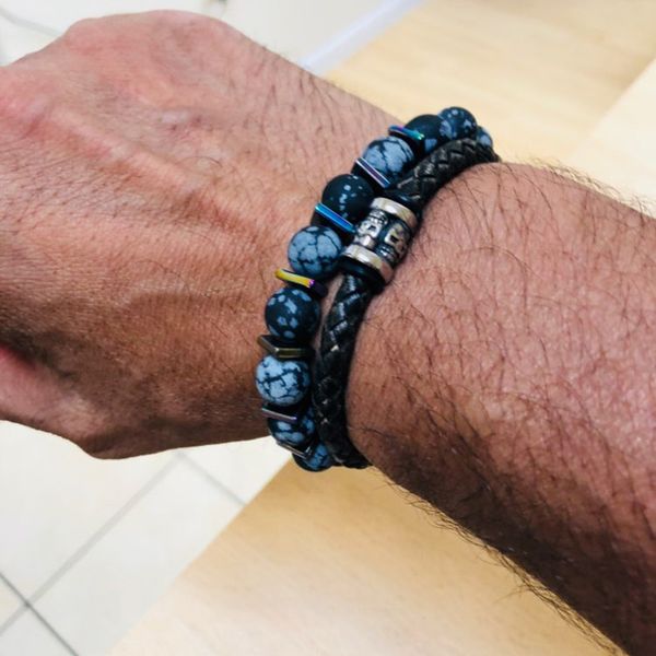mcllroy bracelet men/leather/stone beads/stainless steel/men bracelet friendship mens bracelets jewelry gift erkek bileklik y200918, Black
mcllroy bracelet men/leather/stone beads/stainless steel/men bracelet friendship mens bracelets jewelry gift erkek bileklik y200918, Black