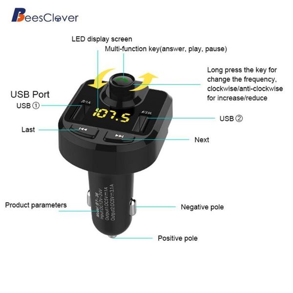 beesclover lighter type vehicle bluetooth mp3 player for u disk aux double usb charger built-in mp3/wma decoder chip r20 car
beesclover lighter type vehicle bluetooth mp3 player for u disk aux double usb charger built-in mp3/wma decoder chip r20 car