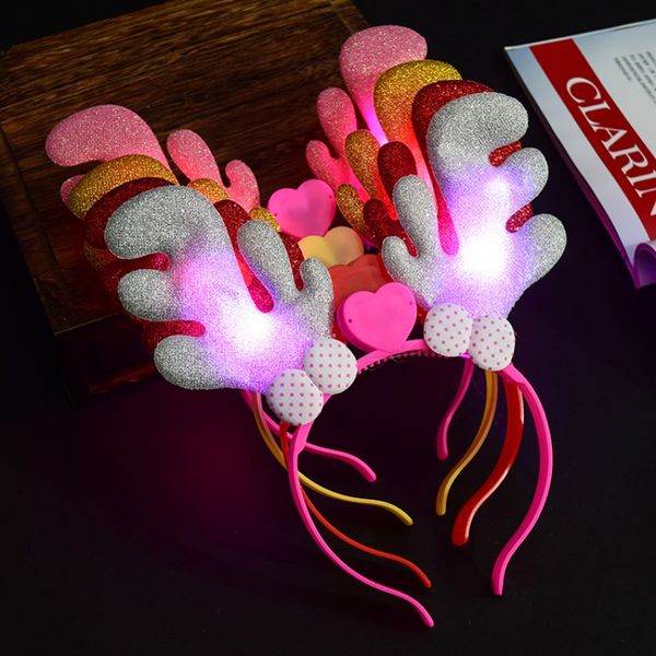 luminous antlers ears hairpin led christmas light-up headband headdress christmas party antler xmas headbands new year 2020, Slivery;white
luminous antlers ears hairpin led christmas light-up headband headdress christmas party antler xmas headbands new year 2020, Slivery;white