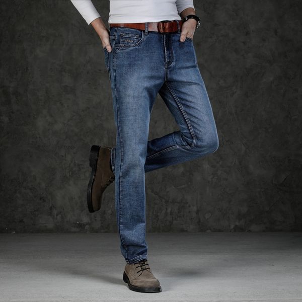 2020 spring summer jeans jeans and jeanstrousers and jeansmen's high waist business loose straight tube middle-aged casual men's h, Blue
2020 spring summer jeans jeans and jeanstrousers and jeansmen's high waist business loose straight tube middle-aged casual men's h, Blue