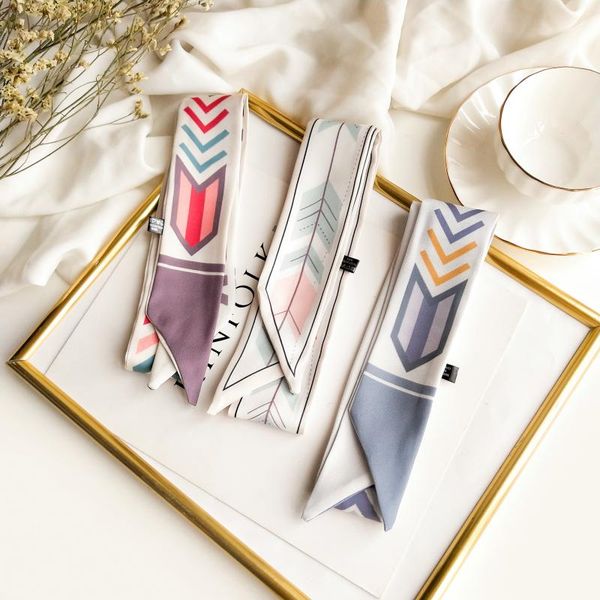 korean-style small silk scarf women's spring autumn narrow fashion arm bag ribbon neckerchief small ribbon, Blue;gray
korean-style small silk scarf women's spring autumn narrow fashion arm bag ribbon neckerchief small ribbon, Blue;gray
