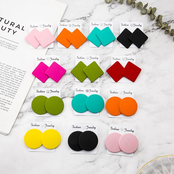 stud lovely cute colorful geometric earring arrival fashion summer charm square round for women gift jewelry, Golden;silver
stud lovely cute colorful geometric earring arrival fashion summer charm square round for women gift jewelry, Golden;silver
