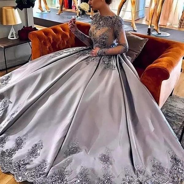 new elegant silver long sleeves robe de soiree lace appliques formal prom evening gowns luxury long appliue evening dresses, Black;red
new elegant silver long sleeves robe de soiree lace appliques formal prom evening gowns luxury long appliue evening dresses, Black;red