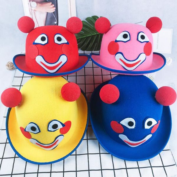 party hats 2021 funny round clown hat adults stage performance cosplay dress up props halloween masquerade supplies
party hats 2021 funny round clown hat adults stage performance cosplay dress up props halloween masquerade supplies
