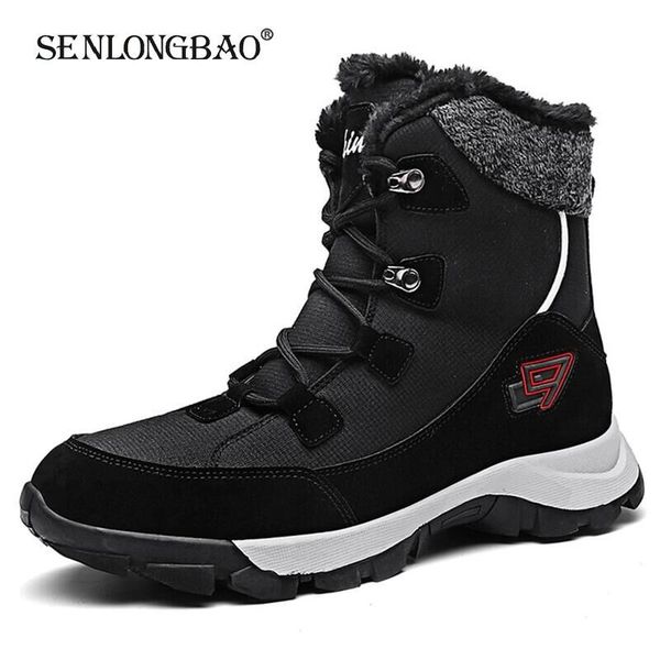 brand men snow boots winter couple warm fur ankle boots outdoor waterproof men's non-slip hiking work shoes size 47, Black
brand men snow boots winter couple warm fur ankle boots outdoor waterproof men's non-slip hiking work shoes size 47, Black