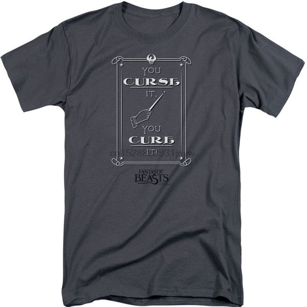 funny t shirt men novelty tshirt fantastic beasts curse it tall t shirt tall