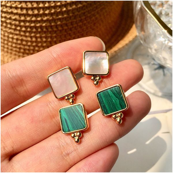 new bohemian style geometric square gold earrings for women fashion irregular stud earring bohemian jewelry for women ing, White
new bohemian style geometric square gold earrings for women fashion irregular stud earring bohemian jewelry for women ing, White