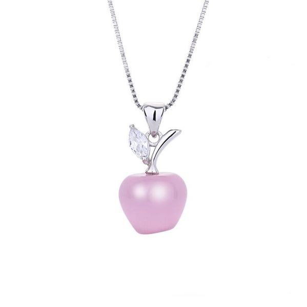 yudasheng 2020 exquisite cute glass apple pendant necklace 3d three-dimensional fashion women clavicle chain, Silver
yudasheng 2020 exquisite cute glass apple pendant necklace 3d three-dimensional fashion women clavicle chain, Silver