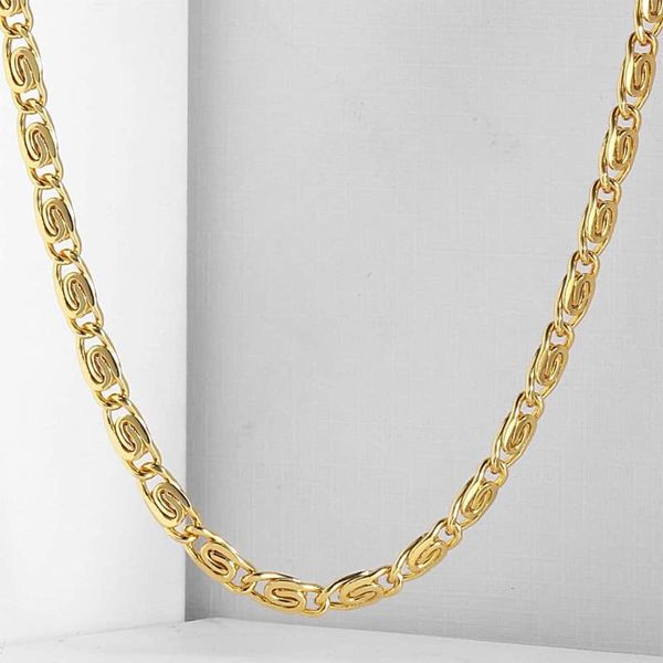 chains 4.5mm womens ladies chain snail link yellow gold color necklace personailize size 18"-36" gn302, Silver
chains 4.5mm womens ladies chain snail link yellow gold color necklace personailize size 18"-36" gn302, Silver