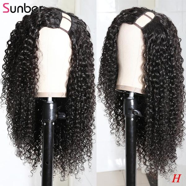 lace wigs sunber brazilian curly u part human hair wig 150% density remy real scalp1*4 left glueless, Black;brown
lace wigs sunber brazilian curly u part human hair wig 150% density remy real scalp1*4 left glueless, Black;brown