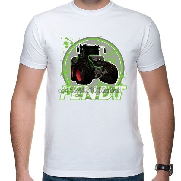 men summer clothing t-shirt fendt tractor casual tee short shirt