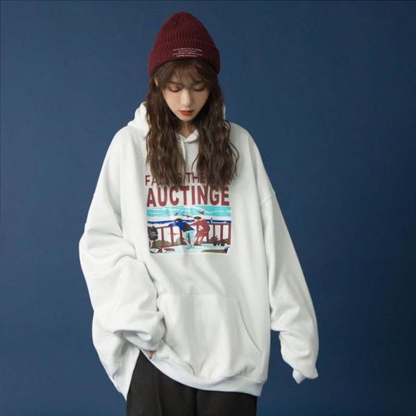 aqoia autumn boyfriend style letter printing loose cotton women's hoodies thin sweatshirt pockets 2020 sweatshirt oversize, Black
aqoia autumn boyfriend style letter printing loose cotton women's hoodies thin sweatshirt pockets 2020 sweatshirt oversize, Black