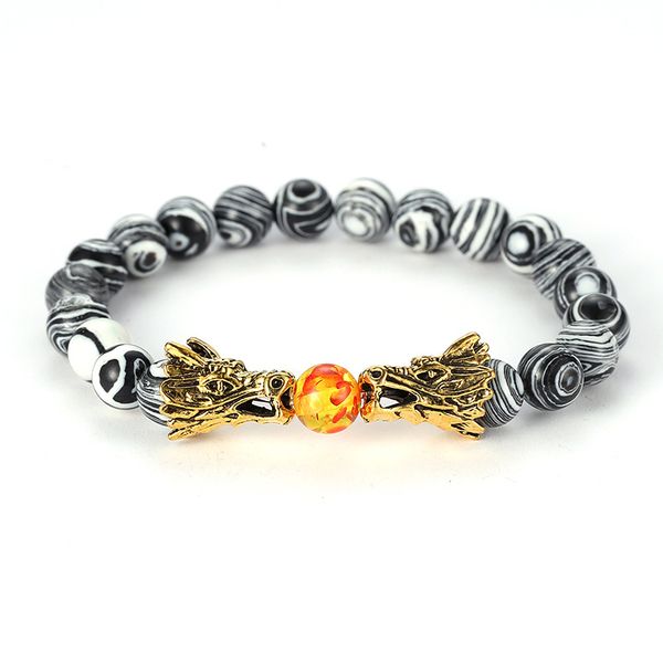 charm 8mm multicolor natural stone beads bangle bracelet men women gold double bibcock fashion elastic bracelet jewelry gift, Black
charm 8mm multicolor natural stone beads bangle bracelet men women gold double bibcock fashion elastic bracelet jewelry gift, Black
