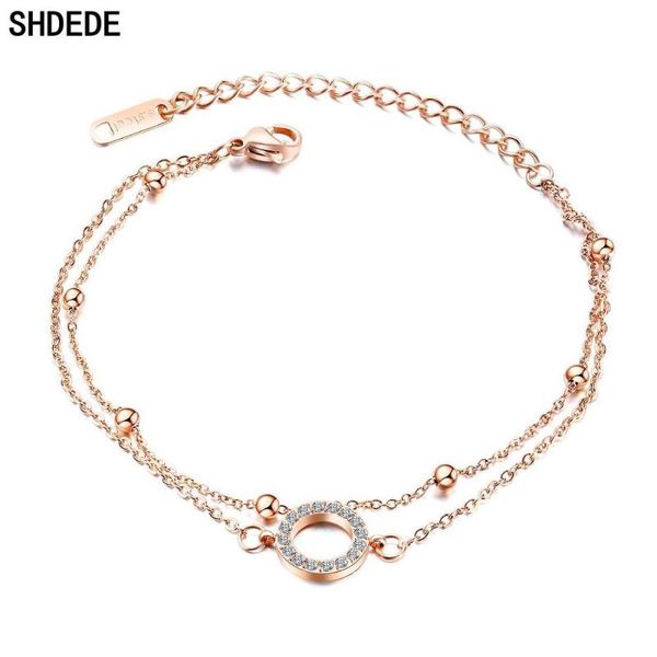 shdede stainless steel charm bracelets for women circle cubic zirconia fashion jewelry korea trendy accessories +o1024, Black
shdede stainless steel charm bracelets for women circle cubic zirconia fashion jewelry korea trendy accessories +o1024, Black