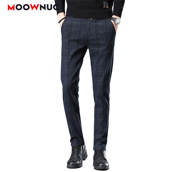men's pants suit casual trousers 2021 sweatpant male fashion elastic plaid slim full length autumn winter hombre moownuc, Black
men's pants suit casual trousers 2021 sweatpant male fashion elastic plaid slim full length autumn winter hombre moownuc, Black
