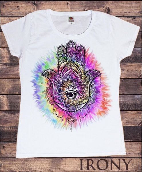 дамы белый t-shirt чакра медитация мир хамса рука фатимы батик ts558
дамы белый t-shirt чакра медитация мир хамса рука фатимы батик ts558