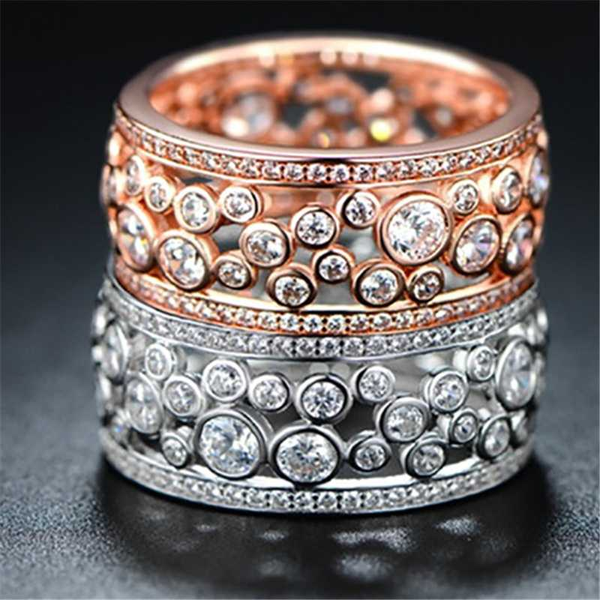 new women's exquisite creative modeling hollow micro-inlaid zircon ring wedding anniversary jewelry ring party gift wholesale, Slivery;golden
new women's exquisite creative modeling hollow micro-inlaid zircon ring wedding anniversary jewelry ring party gift wholesale, Slivery;golden