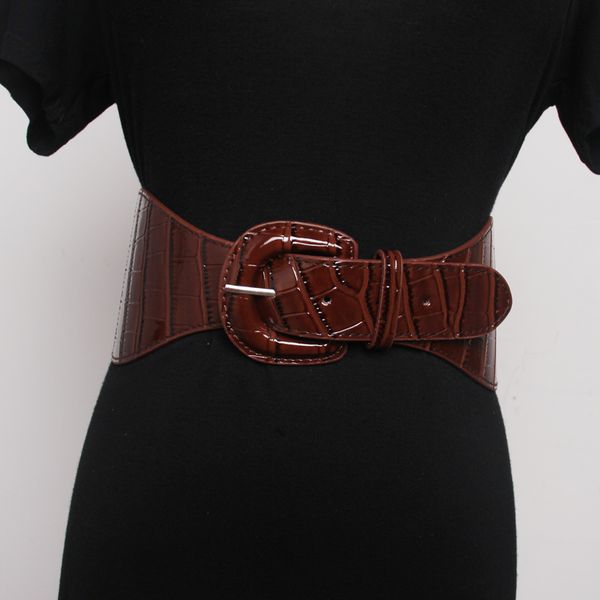 ms waist sealing no elastic wide belt decoration style skirt sweater bright pu leather women waistband 98*9.8cm black red, Black;brown
ms waist sealing no elastic wide belt decoration style skirt sweater bright pu leather women waistband 98*9.8cm black red, Black;brown