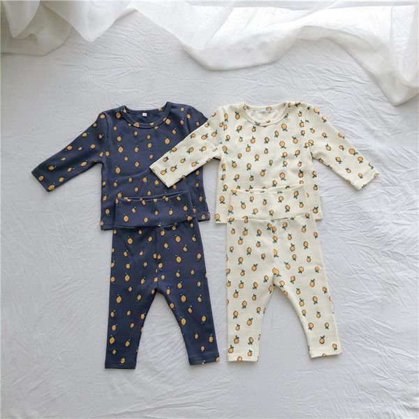 5108 0-3years baby 2 pieces suit home wear lemon print bottoming shirt + high waist pant cotton newborn girl boy clothing set, White
5108 0-3years baby 2 pieces suit home wear lemon print bottoming shirt + high waist pant cotton newborn girl boy clothing set, White