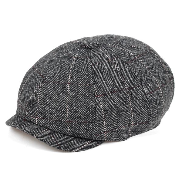 berets boy hat plaid style beret hats autumn and winter models cold men's women's universal fashion cap wild casual caps, Blue;gray
berets boy hat plaid style beret hats autumn and winter models cold men's women's universal fashion cap wild casual caps, Blue;gray