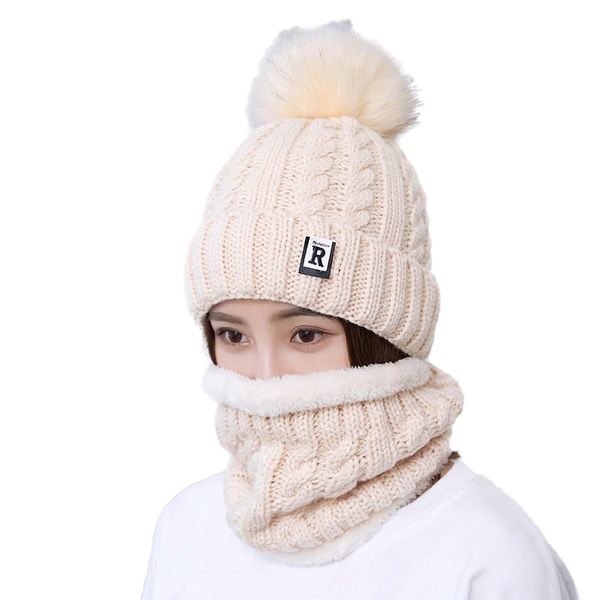 5colors winter women warm knit beanie hat fashion solid color pom pom windproof hat 2pc ski cycling cap scarf set for ladies, Blue;gray
5colors winter women warm knit beanie hat fashion solid color pom pom windproof hat 2pc ski cycling cap scarf set for ladies, Blue;gray