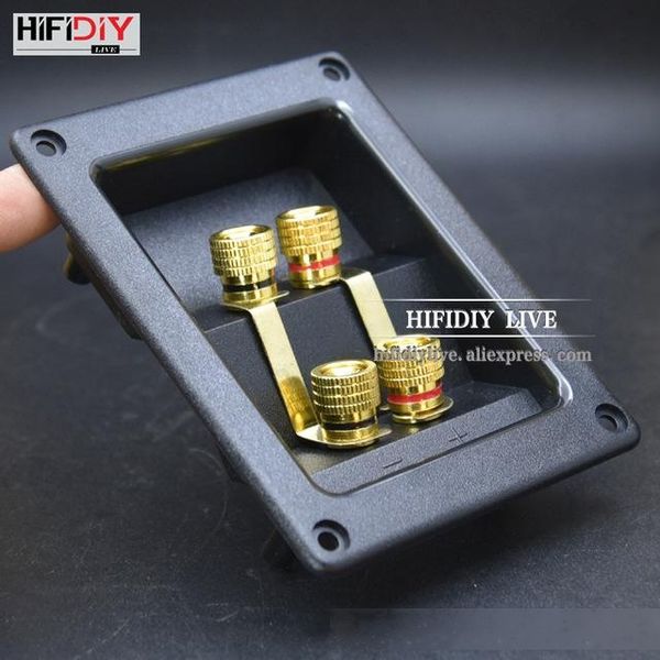 onsumer electronics hifidiy live speakers terminal box shell 4 copper binding post (install hole 94x74mm)wire cable connector / speaker j
onsumer electronics hifidiy live speakers terminal box shell 4 copper binding post (install hole 94x74mm)wire cable connector / speaker j