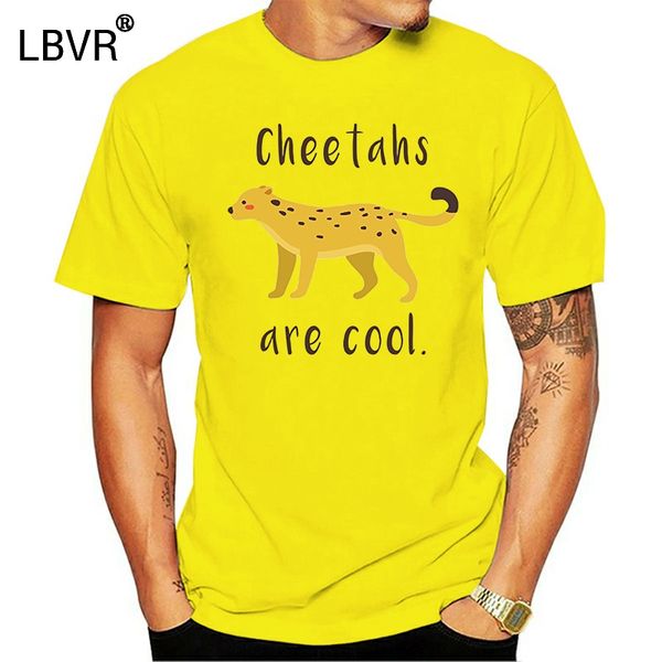 summer mens print t-shirt cheetahs are cool shirt - cute cheetah leopard t-shirt
