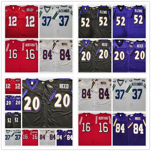 Ncaa football jerseys 84 moss 12 BRADY 37 ALEXANDER 6 MONTANA 52 LEWIS 20 REED puple black red white mens jersey all stitched
Ncaa football jerseys 84 moss 12 BRADY 37 ALEXANDER 6 MONTANA 52 LEWIS 20 REED puple black red white mens jersey all stitched
