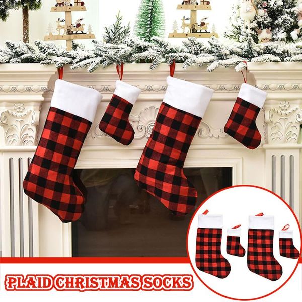 christmas decorations fashion sock black red lattice plaid socks gift bag tree home pedent acticities gifts
christmas decorations fashion sock black red lattice plaid socks gift bag tree home pedent acticities gifts