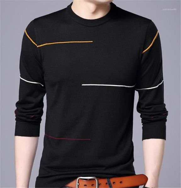 slim pullover long sleeve mens sweaters casual regular males clothing line panelled mens designer sweaters fashion, White;black
slim pullover long sleeve mens sweaters casual regular males clothing line panelled mens designer sweaters fashion, White;black
