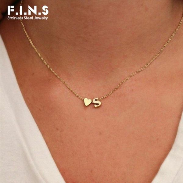 f.i.n.s stainless steel 316l initial necklace women choker chain diy name heart letter pendant necklace for woman jewelry, Golden;silver
f.i.n.s stainless steel 316l initial necklace women choker chain diy name heart letter pendant necklace for woman jewelry, Golden;silver