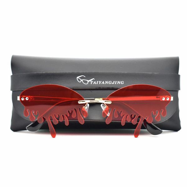 2020 new rimless sunglasses for women vintage unique tears shape steam punk sunglasses shades female sun glasses with case, White;black
2020 new rimless sunglasses for women vintage unique tears shape steam punk sunglasses shades female sun glasses with case, White;black