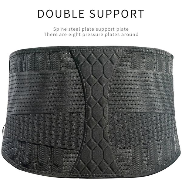 waist support breathable sports belt squat steel plate fitness weight lifting back, Black;gray
waist support breathable sports belt squat steel plate fitness weight lifting back, Black;gray