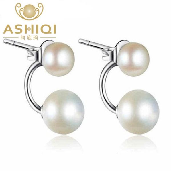 stud ashiqi natural freshwater double sided pearl earrings 925 sterling silver jewelry for women, Golden;silver
stud ashiqi natural freshwater double sided pearl earrings 925 sterling silver jewelry for women, Golden;silver