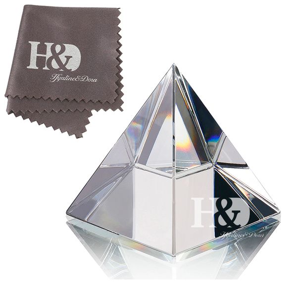 h&d 2inch crystal pyramid figurine paperweight glass home decoration ornament with gift box
h&d 2inch crystal pyramid figurine paperweight glass home decoration ornament with gift box