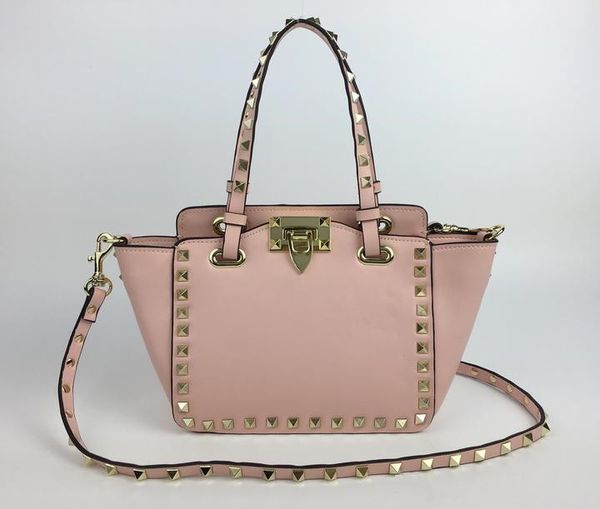 Factory Wholesale Genuine Leather women Bag Handbag Shoulder Bag Golden Rivets Valentine's Day Bags Black Pink Red colors Small Mini bags
Factory Wholesale Genuine Leather women Bag Handbag Shoulder Bag Golden Rivets Valentine's Day Bags Black Pink Red colors Small Mini bags