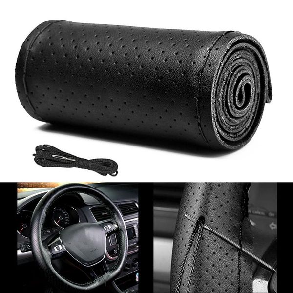 38cm diy genuine leather car steering wheel cover universal for e46 e36 e39 f30 e60 e90 e91 e70 e91 z4 x1 x3 x5 car cover
38cm diy genuine leather car steering wheel cover universal for e46 e36 e39 f30 e60 e90 e91 e70 e91 z4 x1 x3 x5 car cover