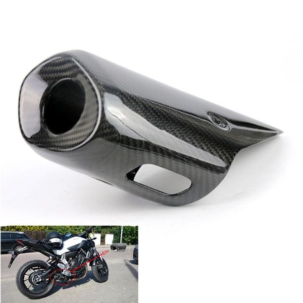 motorcycle accessories carbon fiber muffler exhaust pipe cover heat shield for mt07 fz07 mt-07 fz-07 mt 07 2014-2020
motorcycle accessories carbon fiber muffler exhaust pipe cover heat shield for mt07 fz07 mt-07 fz-07 mt 07 2014-2020