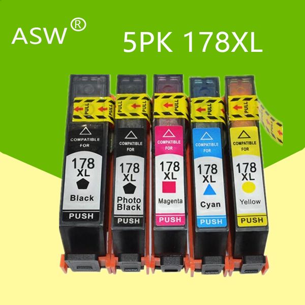 ink cartridges 5pk compatible cartridge for 178 178xl posmart 5510 5515 6510 7510 b109a b109n b110a printer
ink cartridges 5pk compatible cartridge for 178 178xl posmart 5510 5515 6510 7510 b109a b109n b110a printer