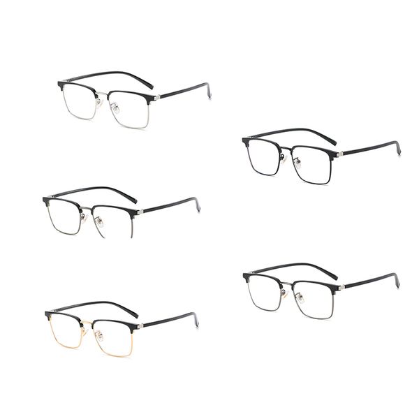 fashion sunglasses frames vintage half-rim glasses frame anti-blue light optical uv400 equipped with myopia comfortable wearing, Black
fashion sunglasses frames vintage half-rim glasses frame anti-blue light optical uv400 equipped with myopia comfortable wearing, Black
