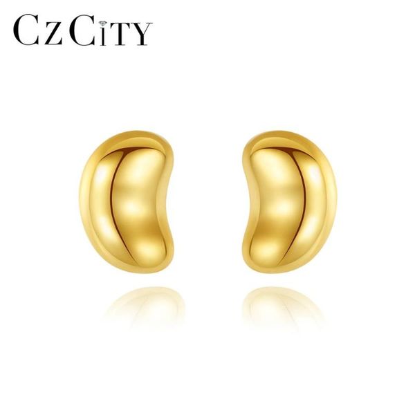 czcity small simple moon stud earrings for women fine jewerly pure solid 925 sterling silver pendientes bijoux femme gift se-384, Golden;silver
czcity small simple moon stud earrings for women fine jewerly pure solid 925 sterling silver pendientes bijoux femme gift se-384, Golden;silver