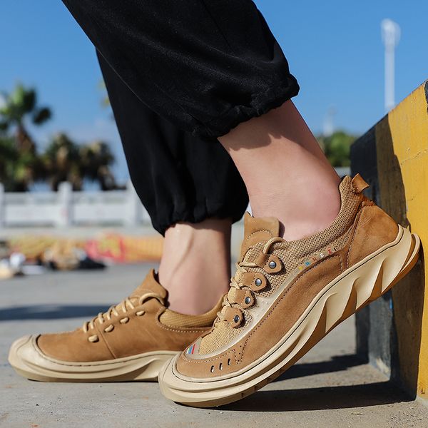 natural leather casual shoes men outdoor non-slip men shoes comfort wear-resistant sneakers non-slip outdoor walking, Black
natural leather casual shoes men outdoor non-slip men shoes comfort wear-resistant sneakers non-slip outdoor walking, Black